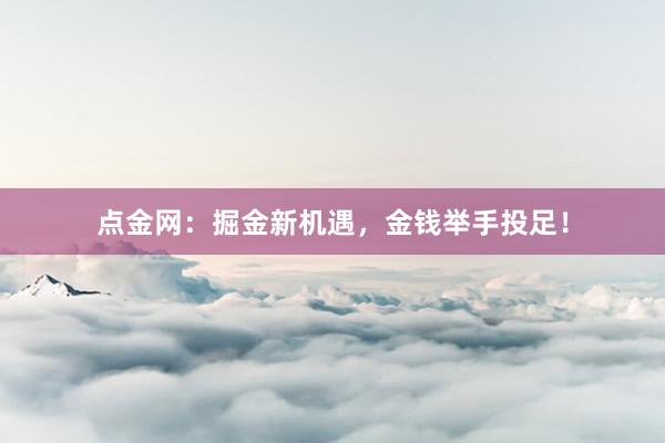 点金网：掘金新机遇，金钱举手投足！