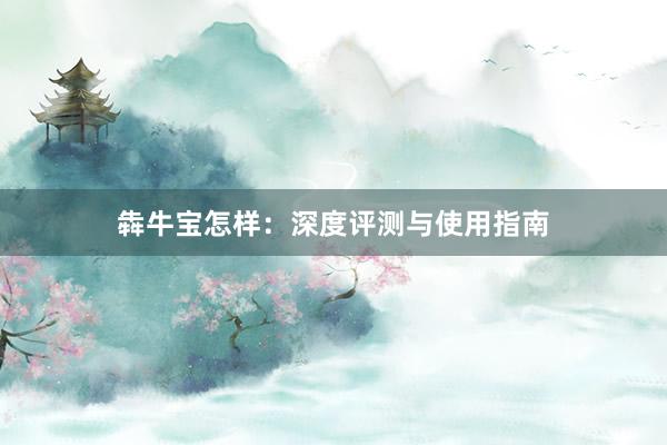 犇牛宝怎样：深度评测与使用指南