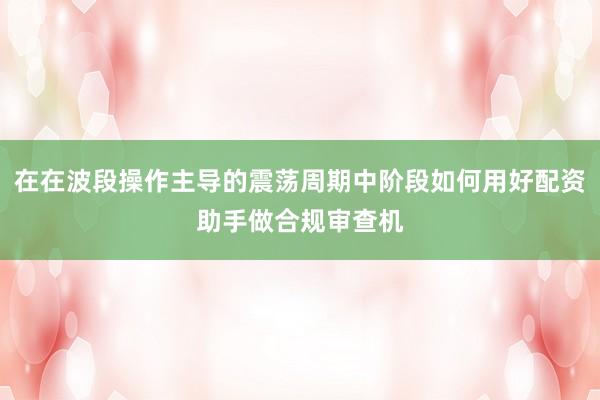 在在波段操作主导的震荡周期中阶段如何用好配资助手做合规审查机